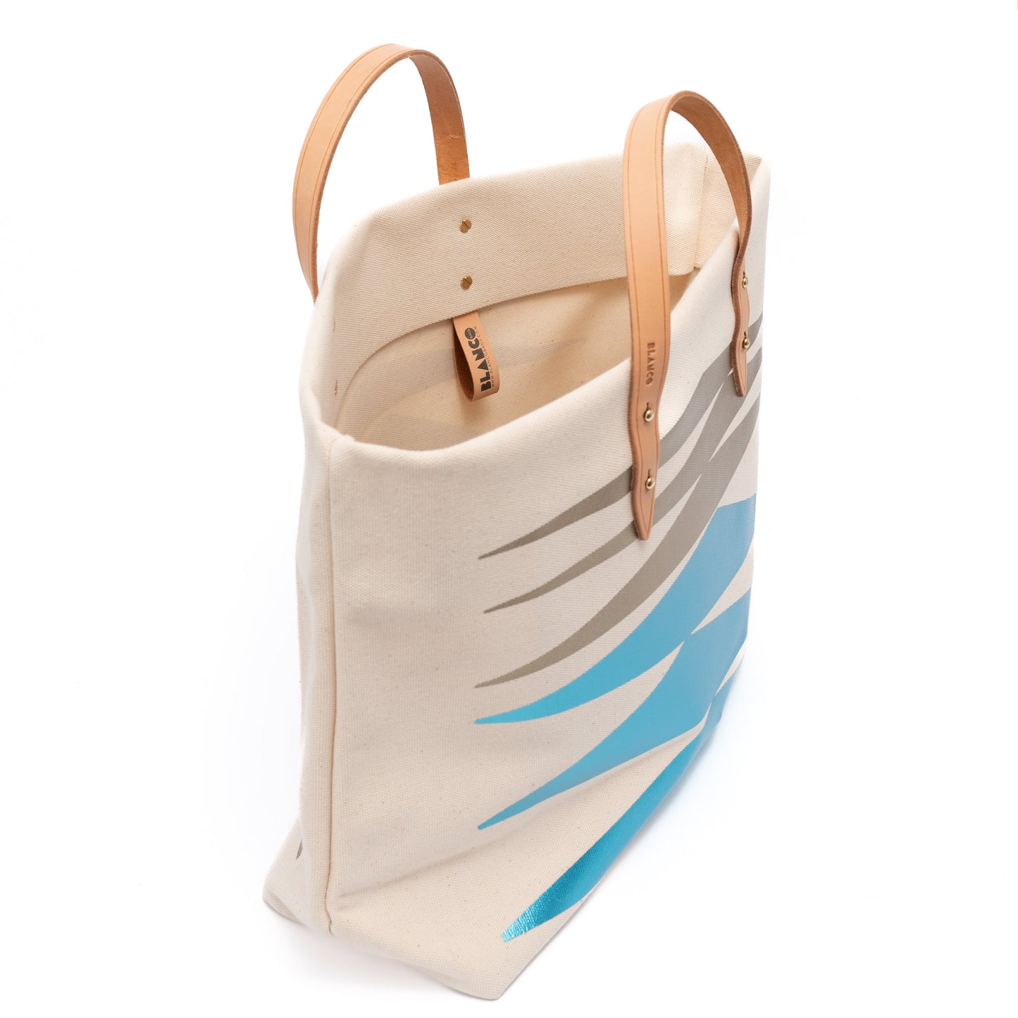 Blue & Gold Marion Tote - Medium - Blanco Bags
