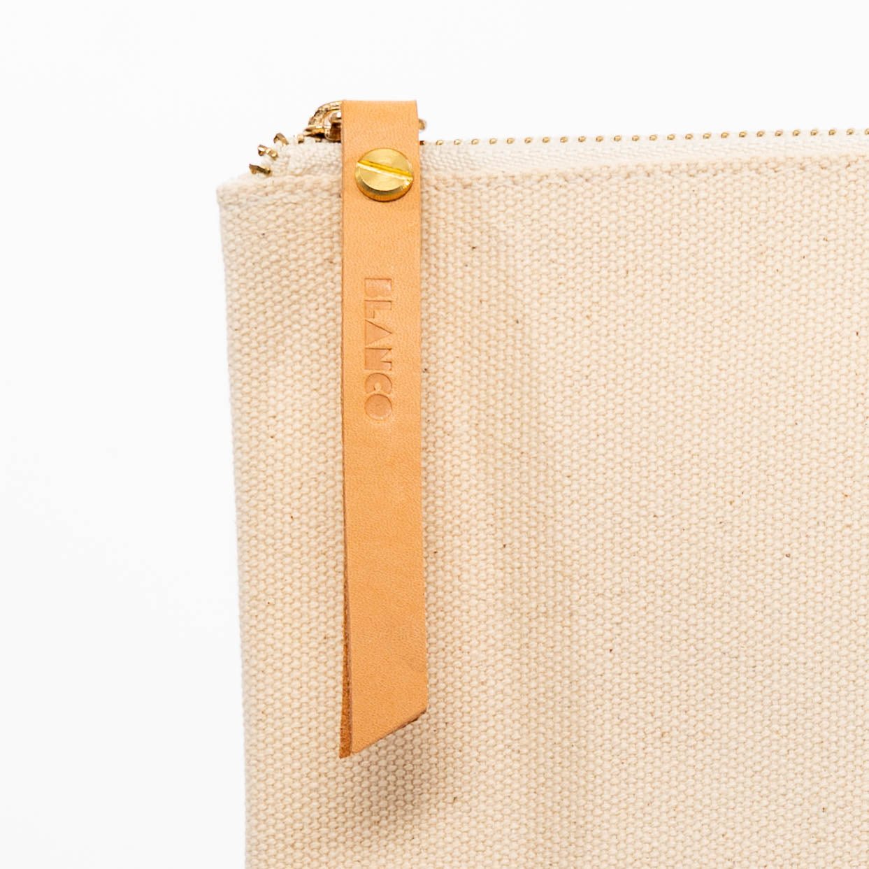 Green Stripe Pouch - Blanco Bags