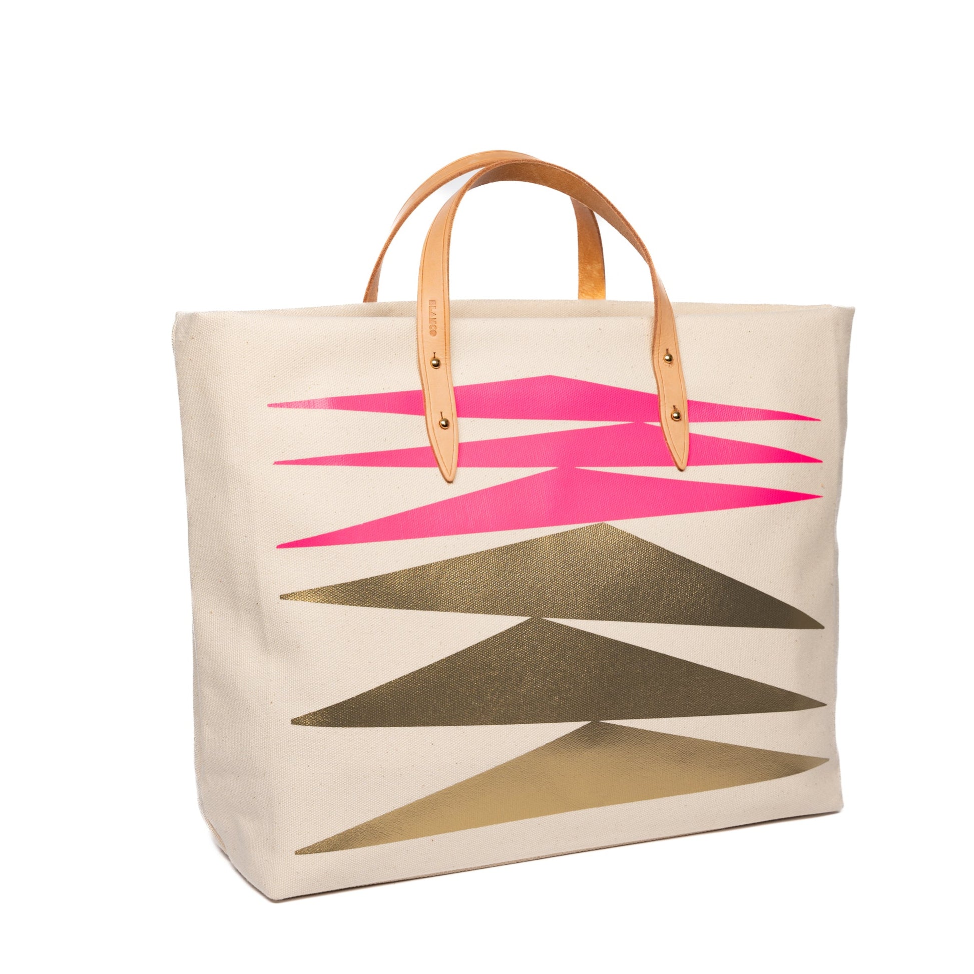 Pink & Gold Marion Tote - Medium - Blanco Bags